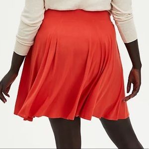 TORRID SKATER SKIRT - SUPER SOFT ORANGE size 6